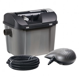 Kit filtración estanque con bomba y UV 7000 litros Heissner