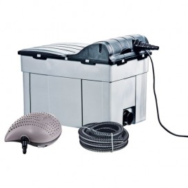 Kit filtración estanque con bomba y UV 16000 litros Heissner