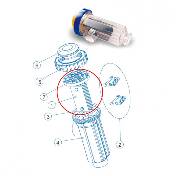 Electrodo célula Idegis Estandar