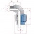 Dimensiones codo mixto 90° polietileno rosca macho