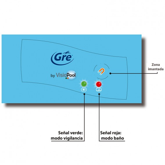 Panel de control alarma para piscinas Gre 770270