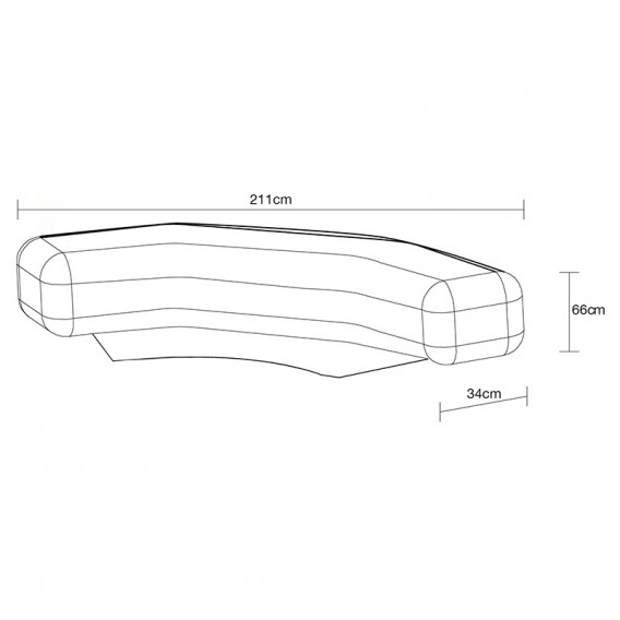 Dimensiones banco hinchable spa Intex PureSpa octogonal