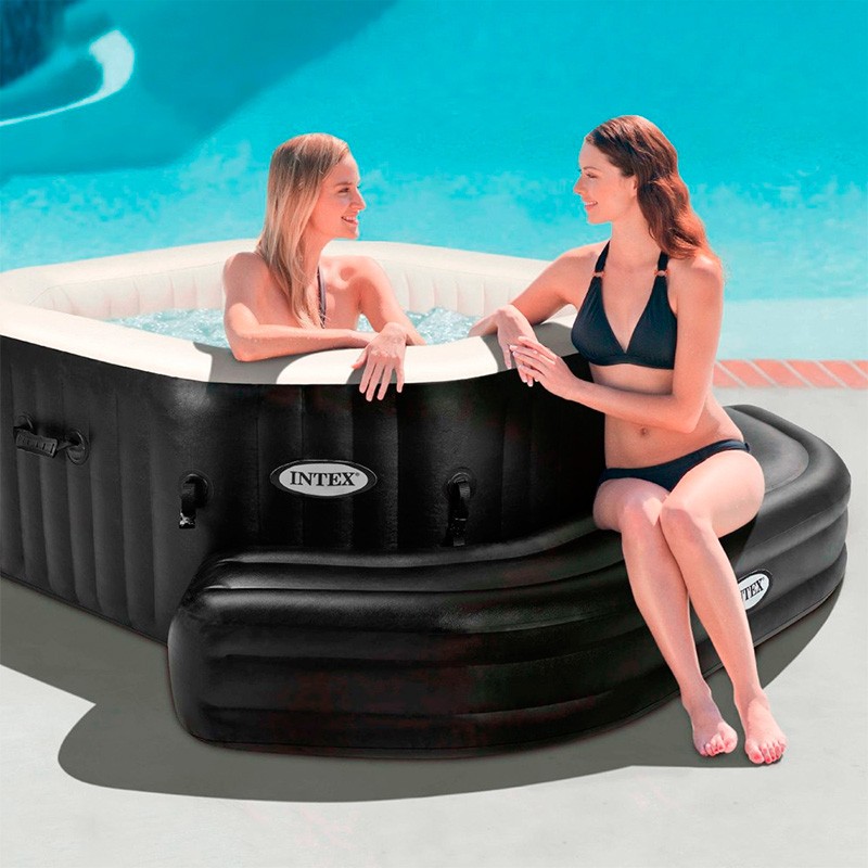 Jacuzzi hinchable octogonal