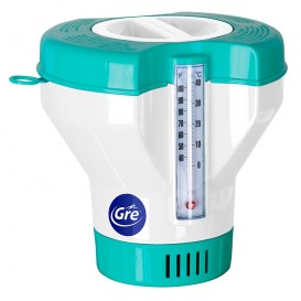 Dosificador de cloro flotante con termómetro Gre 40070