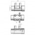 Dimensiones colector de agua spa 4 salidas