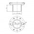 Dimensiones convertidor pasamuros piscina liner AstralPool