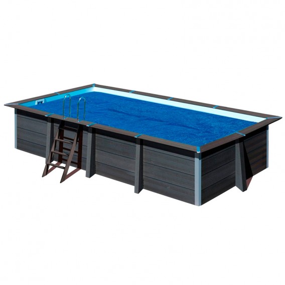 Cubierta isotérmica piscina composite Gre rectangular