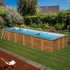 Piscina de madera Gre Sunbay Anise rectangular