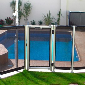 Kit de valla de seguridad con puerta para piscina