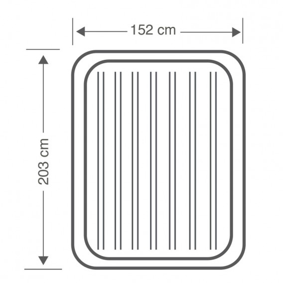 Dimensiones Intex PremAire 64770