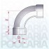 Curva 90º PVC encolar