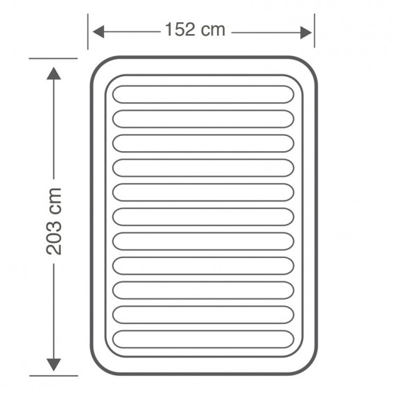 Cama hinchable Intex Comfort-Plush High Rise Dura Beam doble 64418
