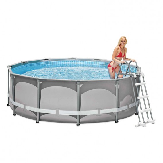 Escalera piscina desmontable Intex 91-107 cm 28075