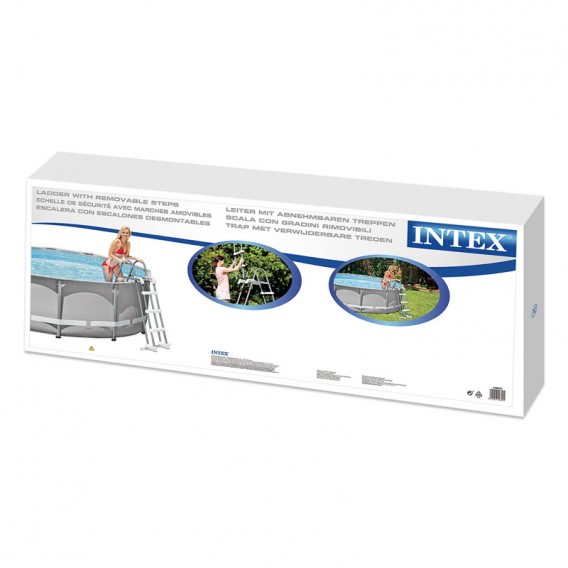 Escalera piscina desmontable Intex 91-107 cm 28075