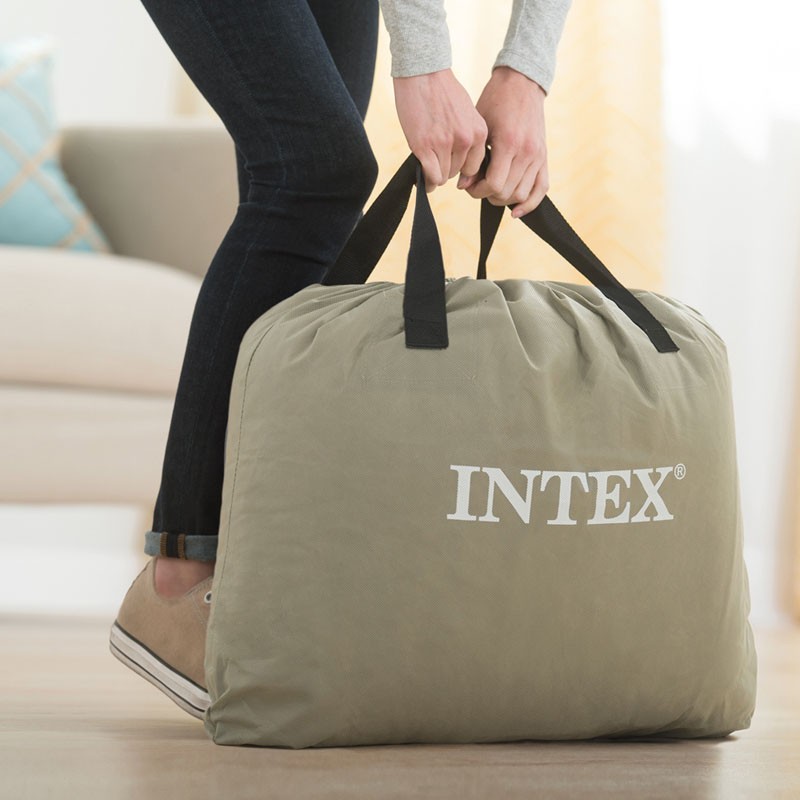 Intex - Colchón Hinchable Dura-Beam Plus Deluxe Pillow