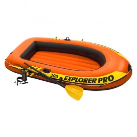 Bote hinchable Intex Explorer Pro 300 con remos y bomba 58358NP