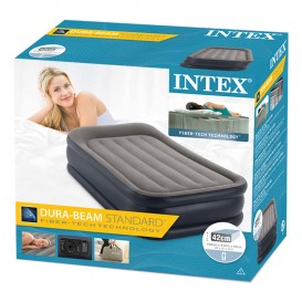 Cama hinchable individual Intex Deluxe Pillow Rest Raised 64132