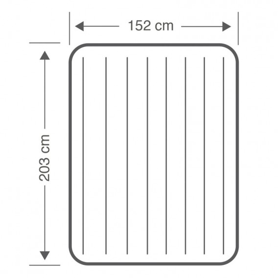 Colchón hinchable Intex Pillow Rest Mid-Rise doble 64118