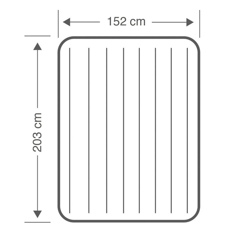 INTEX Dura-Beam Standard Pillow Rest MIDRISE, Colchón Hinchable