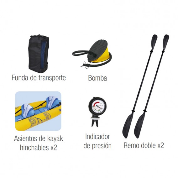 Accesorios kayak Zray Tahiti