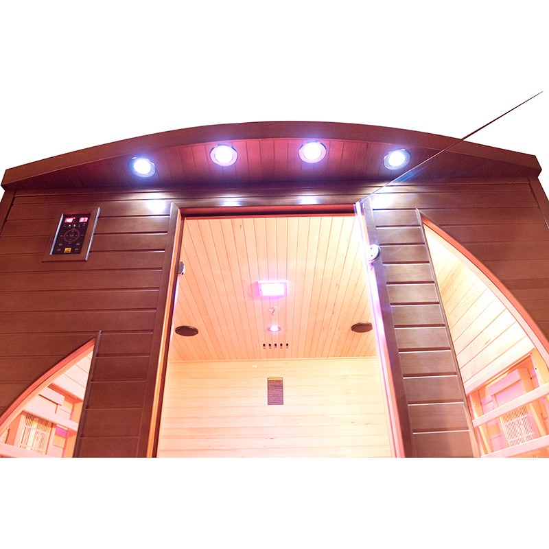 Sauna de infrarrojos - PANORAMA - SPA4 - para centro de bienestar / para  centro de spa / de madera