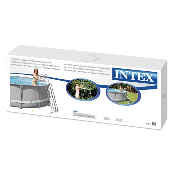 Escalera piscina desmontable Intex 132 cm 28077
