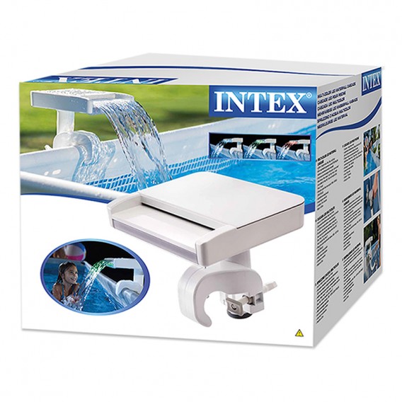 Cascada con LED multi-color para piscina Intex 28090