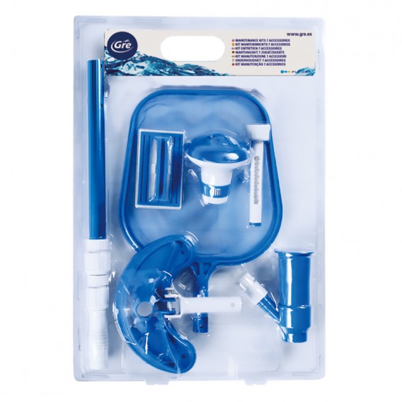 Kit de mantenimiento piscina 6 accesorios Gre 784880