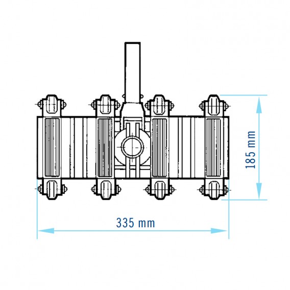 Dimensiones limpiafondos flexo Classic AstralPool