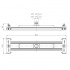 Dimensiones limpiafondos de aluminio Doble arrastre con cable