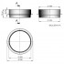 Dimensiones distanciador tapa skimmer 15 l AstralPool