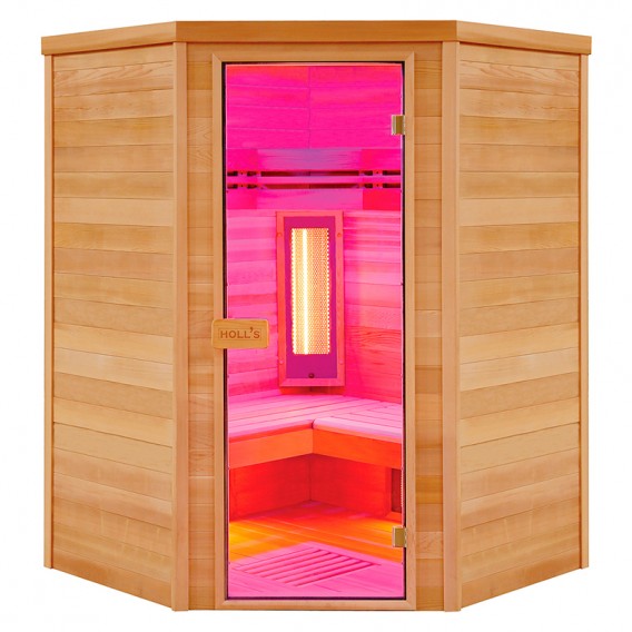 Sauna infrarrojos Multiwave rinconera 3-4 personas