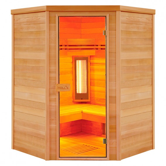 Sauna infrarrojos Multiwave rinconera 3-4 personas