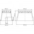 Dimensiones arqueta rectangular Eco jumbo Serie AQ