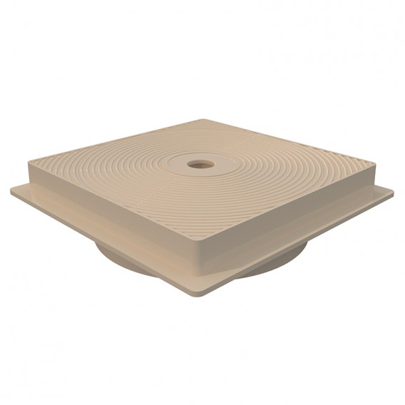 Tapa y marco cuadrado skimmer 15 l AstralPool beige