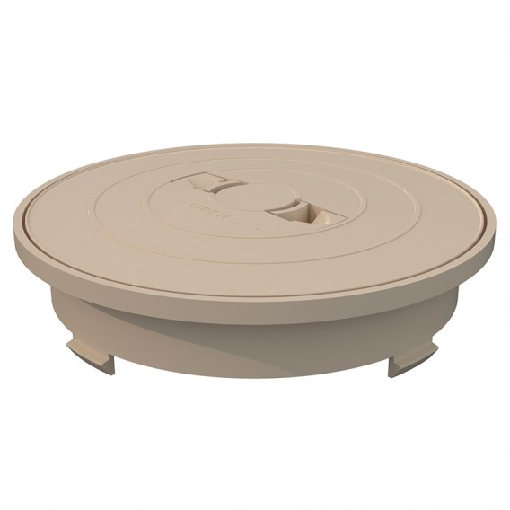 Aro y tapa circular skimmer 17,5 litros AstralPool beige