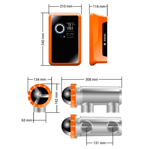 Dimensiones Idegis Tecno 2