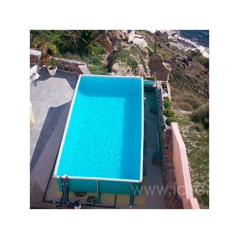 Piscinas tubulares PVC rectangulares - Piscinas desmontables