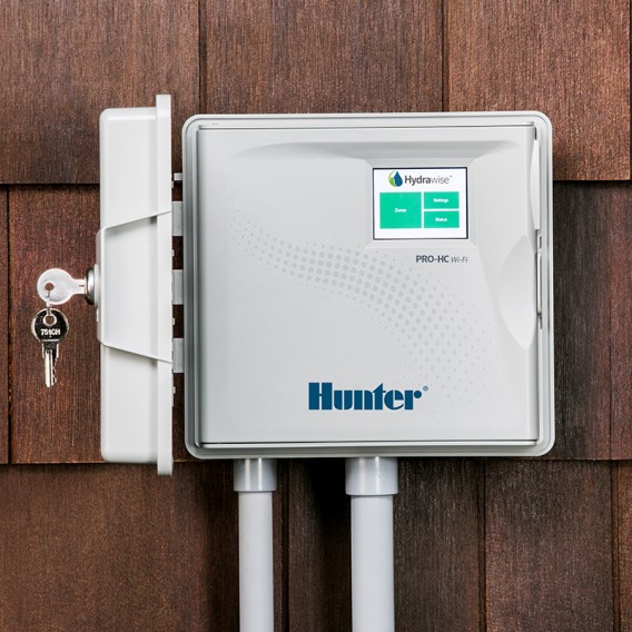 Programador Hunter Pro-HC para exterior con Hydrawise