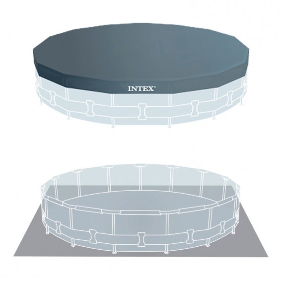 Cobertor y tapiz de suelo piscina Intex Prisma Frame 26726NP