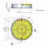 Dimensiones reja drenaje Ø 200 mm en ABS AstralPool