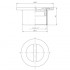 Dimensiones boquilla aspiración tapa roscada AstralPool