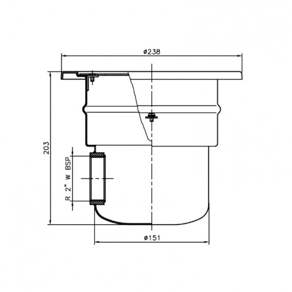 Dimensiones sumidero inox AstralPool 00268