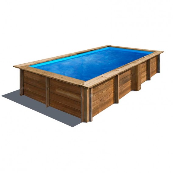 Piscina de madera Gre Sunbay Lemon rectangular