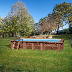 Piscina desmontable de madera CARRA - Sumbay - Puigcercós