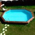 Piscina de madera Gre Sunbay Camomille ovalada