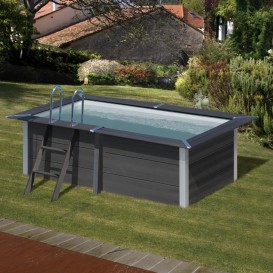 Piscina de madera Gre Sunbay Marbella 2 rectangular 420x270x117 Con  Instalación - Pool Spas Online