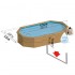 Dimensiones piscina de madera Gre Sunbay Bambu KPBOC535