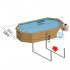 Dimensiones piscina de madera Gre Sunbay Macadamia KPBOC632