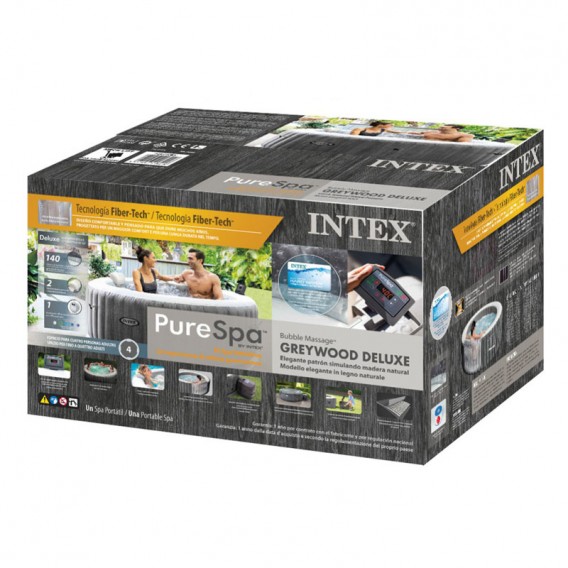 Spa hinchable Intex PureSpa Greywood Deluxe 28440EX